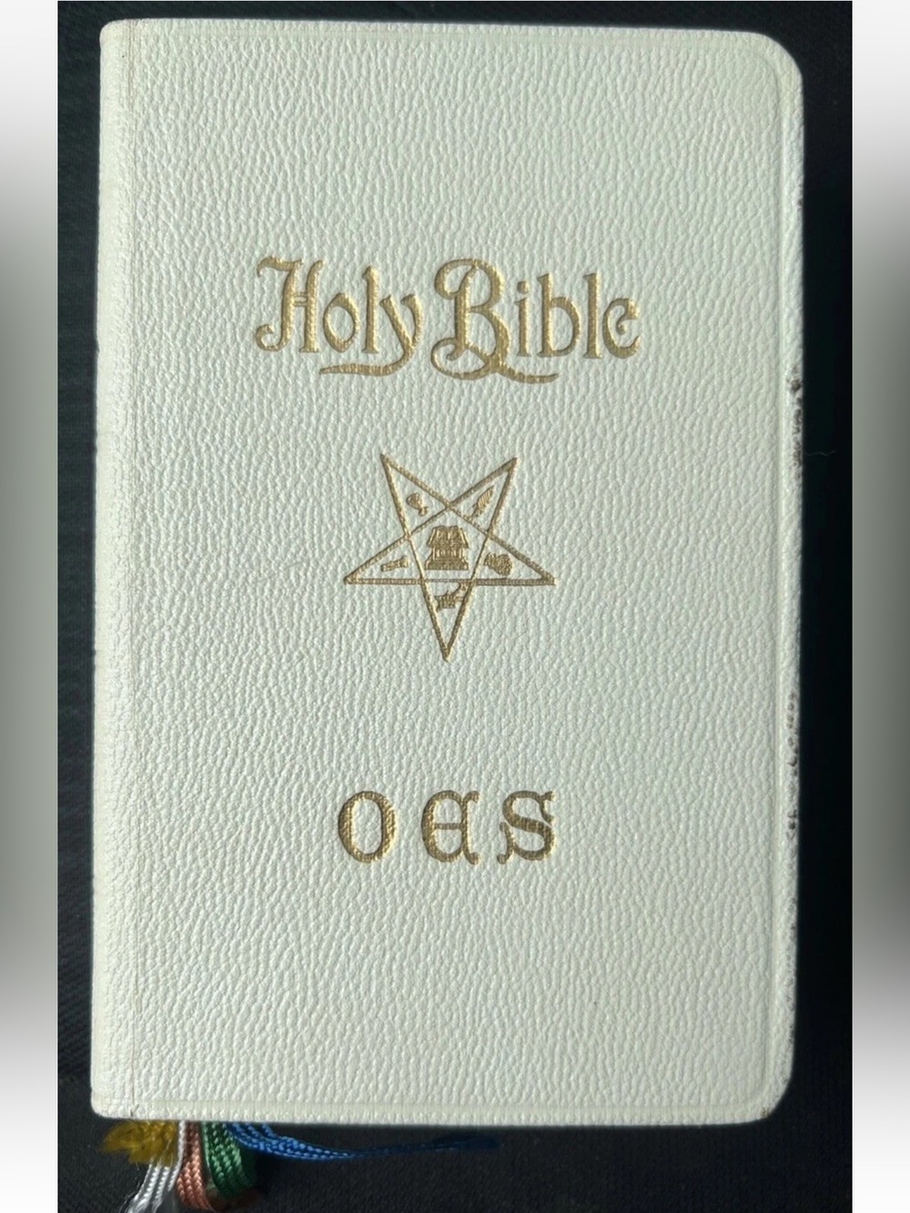 Vintage Compact Bible - Order of the Eastern Star - OES - Holy Bible - Nice!